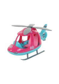 Resim Farbu Oyuncak 46 CM Büyük Sally'nin Helikopteri Pembe-Turkuaz 