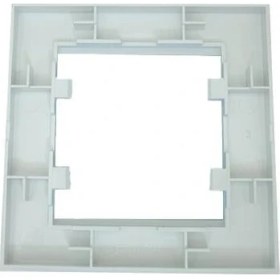 Resim Karen Beyaz tekli Priz Çerçevesi Modern ve Dayanıklı Çerçeve 