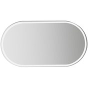 Resim Lemestar Stainless Steel Güneş Gölgesi Ayna - Araba Ve Ev Kullanıma Uygun - Yüksek Kaliteli Ayna - Yansıma Yardımı - Kırılmaz - Oval Tip 