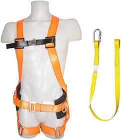 Resim Ecosell Ecoshopf Safeset SFP-1 Paraşüt Tip Bel Destekli Tam Vücut Emniyet Kemeri Profesyonel 1220559 