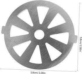 Resim jojofuny Elektrikli Kıyma Makinesi Gıda Için Paslanmaz Çelik Yedek Parçalar Plakası 