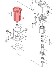 Resim Nesta Makita 3709 Motor Alt Yuvası Ürün Kodu 154668-5 