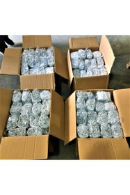 Resim galipoglu Pvc Kaplı Bağ Teli, Torba Teli, Klips Beyaz 9 Cm'lik/kg 