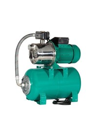 Resim Aqua Sps 25-4.47 Paslanmaz Jet Pompalı 25 Lt Tanklı Otomatik Hidrofor 5 Kat 10 Daire, 1.3hp 