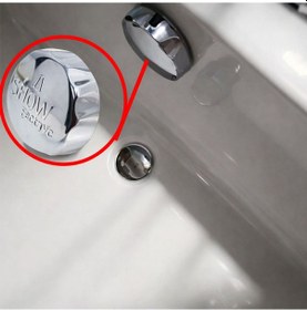 Resim Ayrıntıshop Küvet Tromplemi Kapağı Kumanda Volanı Otomatik Küvet Jakuzi Kapağı 1 Adet Krom 