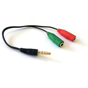 Resim electroon 3,5mm Notebook Kulaklık Mikrofon Ayırıcı Kablo 