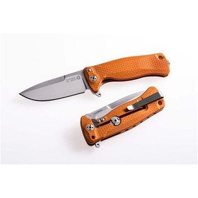Resim Lionsteel Sr22 Aluminium Orange Kamp Çakı Turuncu 