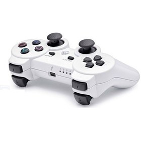 Resim ForWhat Büro Ev Ofis Oyun Konsolu için Beyaz PS3 Gamepad Oyun Kolu 