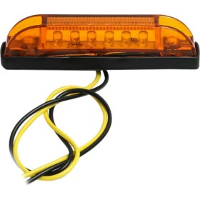 Resim Faith inç Amber LED Işık 12V Mühürlü Şerit Bar Işıkları 6led Rv Deniz Tekne (Yurt Dışından) 