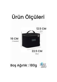 Resim Isı Yalıtımlı Termal Yemek Beslenme Çantası Mama Taşıma Termos Çanta Sıcak Ve Soğuk Cepli -ffvgnb1063 Antrasit 
