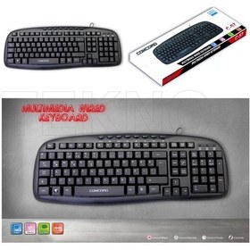 Resim Concord C-57 Usb Kablolu Multimedya Türkçe Q Klavye 
