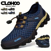 Resim CLOHOO Erkek Trendy Rahat Örgü Sandalet, Nefes Aşınmaya dayanıklı Kaymaz Spor Ayakkabı Açık Yürüyüş Koşu Yürüyüş, İlkbahar Yaz Sonbahar 