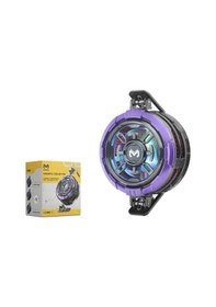 Resim Hadron Cx08aı Manyetik Klipsli Telefon Soğutucu Fan Rgb Mor Siyah 