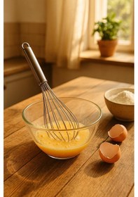 Resim Çelik Küçük Yumurta Çırpıcı 14 Cm Açık 