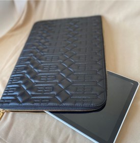 Resim Adalinhome Sermio Hakiki Deri Clutch Tablet Çantası 