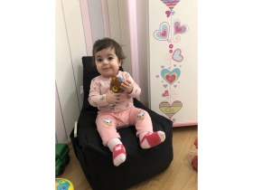 Resim Pufumo Açelya Çocuk Armut Puf Koltuğu ( 1-8 Yaş ) 