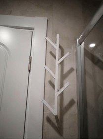 Resim lyla concept Fidan Metal Antre Çanta ,banyo Bornoz Ve Havlu Askılık (5 ASKILI- 50CM) 