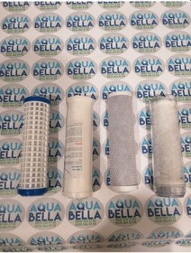 Resim AquaBella BMB-1000 Nano Ev Ana Giriş Su Arıtma Yedek Filtre Seti Muadil 