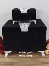 Resim Hasret Çeyiz Söz Nişan Bohça Gelin Damat Çeyiz Sandık 2li 0104s 