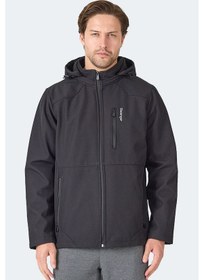 Resim Slazenger Harmonıc Erkek Kapüşonlu Fermuarlı Siyah Yelek Siyah 