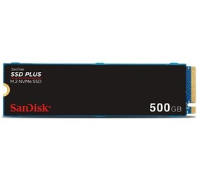 Resim SanDisk SSD PLUS 500GB 2400MB-1500MB/s M.2 PCIe Gen 3.0 NVMe SSD SDSSDA3N-500G-G26 