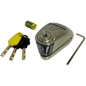 Resim B-lock 10 Çelık Alarmlı Disk Kilıdi 10 Mm 120db Sra Sertifikali 1 Adet 