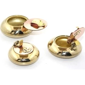 Resim Just Cheap Store 3'lü Pirinç Küllük Seti 4285 