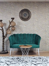 Resim Genel Markalar İkili Papatya Çay Seti Koltuk Beyaz Boyalı Sivriltme Ayak, Balkon, Salon, Ofis, Koltuk Takımı 