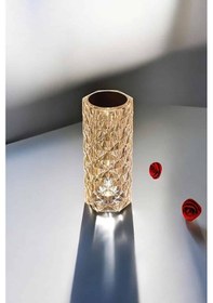 Resim Kristal Dokunmatik Ve Kumandalı Masa Ve Gece Lambası Renkli 
