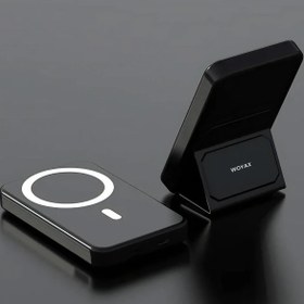 Resim Woyax Magsafe Powerbank Standlı 10000mAh Hızlı Taşınabilir Batarya iPhone 11 12 13 14 15 16 17 Samsung Xia 