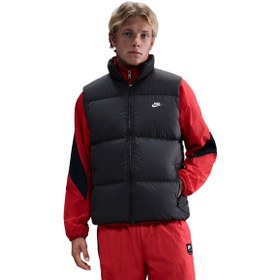 Resim Nike Therma-Fit Club Puffer 650 Erkek Siyah Günlük Stil Yelek IB2977-010 