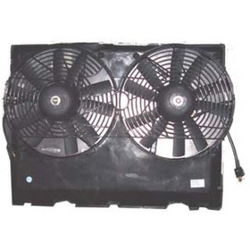 Resim Genel Markalar Mercedes E Class W124 93/95 Klima Fan Davlumbazı Komple (Çiftli) (10+10 Kanat) (Tw) 