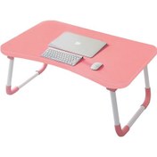 Resim Portatif Atlantik Çam Katlanabilir Laptop Masası Al4020 Pembe 