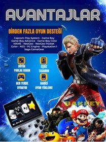 Resim Atari El Konsolu – 20.000 Dahili Oyun, Tv Bağlantılı, Taşınabilir Retro Oyun Konsolu 