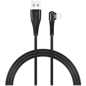 Resim Syrox C106 RGB Led Işikli Lightning Şarj Data Kablosu 