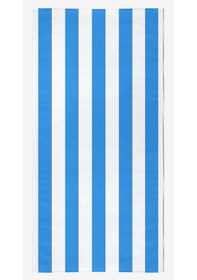 Resim Çizgili Dijital Baskılı 75x150 Cm Plaj Havlusu MAVİ 