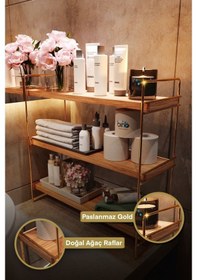 Resim Bino Masa Üstü Düzenleyici Organizer Mutfak ve Banyo Rafı 