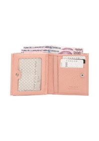 Resim Tergan Pudra Deri Kadın Cüzdan - S1cb00005627-s94 Pudra 