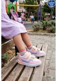 Resim Vicco 346.p26y.109 Borka Pudra Anatomik Rahat Kız Çocuk Ayakkabı Pudra 