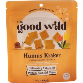 Resim THE GOOD WILD Humus Kraker 55g 