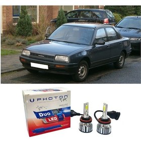 Resim Daihatsu Applause Led Xenon Uzun + Kısa Far Ampulü H4 Duo Yeni Seri Beyaz 