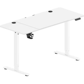 Resim Adore Gaming Maestro- x Yükseklik Ayarlı Oyuncu Masası - Beyaz 140 x 72-117 x 60 cm 