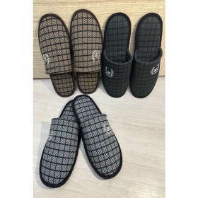 Resim 3 Lü Ev Terliği Misafir Terliği Çeyiz Terliği Damat Bohça Terliği Erkek Ev Terliği Ucuz Terliği 