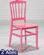 Resim MOBETTO Miray Mutfak Sandalye 2 Adet -pembe 