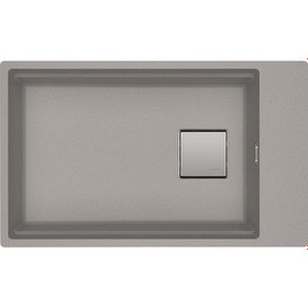 Resim Franke Granit Evye Kubus 2 Kng 110-62 Stone Grey Tek Gözlü Damlalıksız 