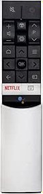 Resim AULCMEET RC602S-JUR2 Sesli Yedek Uzaktan Kumanda TCL UHD HDR LED Smart Android TV C76 Serisi 55DC760 65DC760 ES56 Serisi 32ES560 40ES560 ES58 Serisi 32ES580 ile Uyumlu 