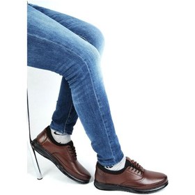 Resim Balayk 066 Taba %100 Deri Erkek Casual Spor Ayakkabı Taba 