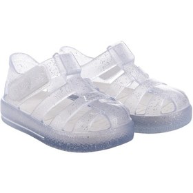 Resim İgor Star Glitter Kız Çocuk Sandalet S10265-209 - Simli Beyaz 