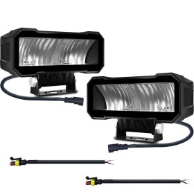Resim CelestialCo 5 Inç LED Pods Işık Farlar LED Sürüş Spot Işık Sis Işığı Off-Road Atv Utv Kamyon Teknesi 80W 8000LM Iş Işığı (Yurt Dışından) 