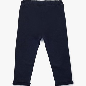 Resim Koton Pamuklu Katlamalı Paça Düğme Detaylı Eşofman Altı Lacivert 6smb40040tk Lacivert 